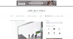 Desktop Screenshot of littlegreennotebook.com