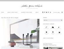 Tablet Screenshot of littlegreennotebook.com